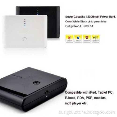 Dual USB 20000mAh super capacity mobile charger for iphone
